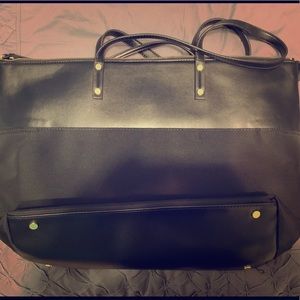 Merona Black Women’s Laptop Tote/Briefcase